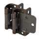 Cosmas 18650 Partial Wrap Hinge 1/2" Overlay (Pair)