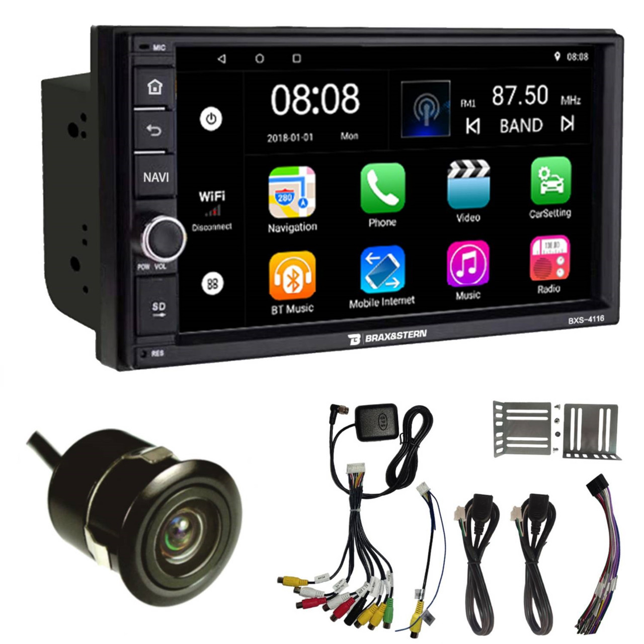 Radio Auto 2 Din Mirrorlink Touch De 7'' Aiwa W880bt