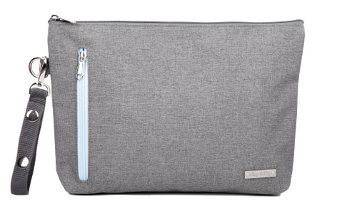 Clutch Diaper Bag - Bitty Bag - Gray