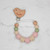 Mia color combination pacifier clip