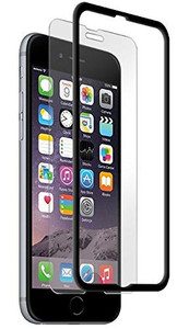 BodyGuardz Pure with The Crown Tempered Glass iPhone 6+/6S+ Plus - Black