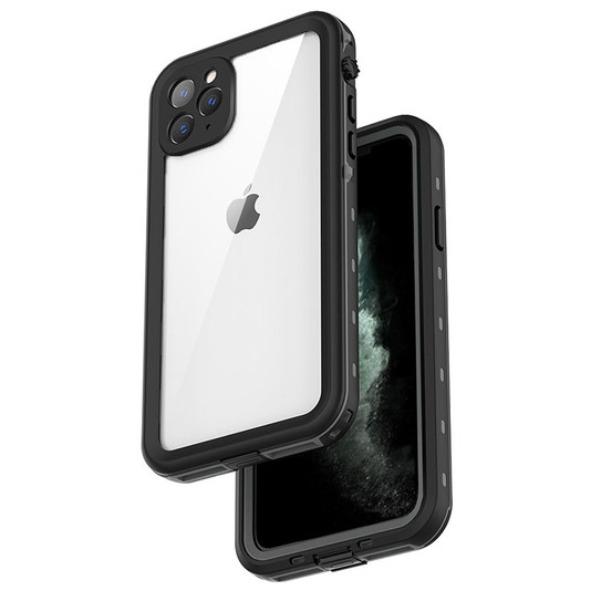 Krakatoo Dot WaterProof Case iPhone 11 Pro - Black/Clear