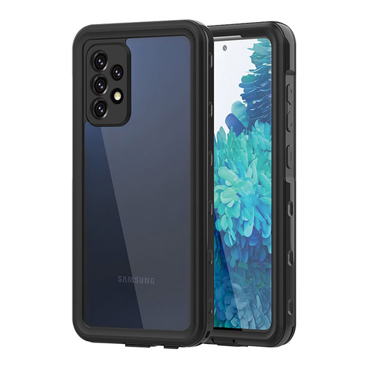 Krakatoo Classic WaterProof Case Samsung Galaxy A52 - Black/Clear