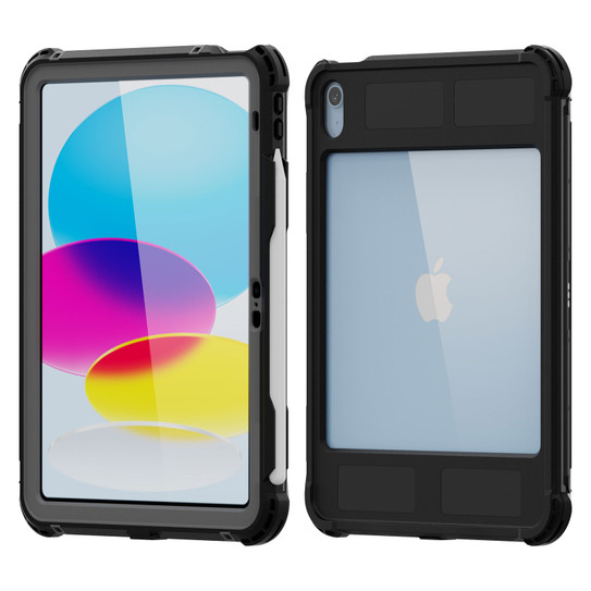 Krakatoo Shellbox WaterProof Case iPad 10 10.9" 2022 - Black/Grey