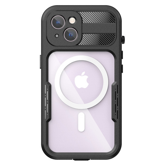Krakatoo Mars WaterProof Case iPhone 14 - Black with Metal Ring Krakatoo Mars WaterProof Case iPhone 14 - Black with Metal Ring