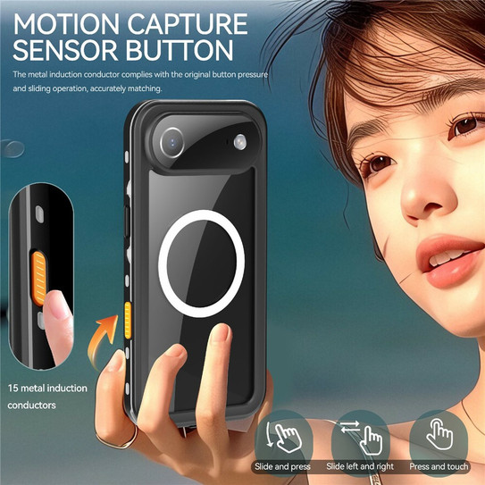 Krakatoo Dot WaterProof Case iPhone 17 Air - Black