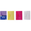 Pack of 3 Just Stationery A4 Poly File Wallets Stud
