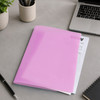 A5 Slim Purple Translucent Ringbinder