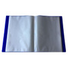 A4 Blue Flexible Cover 20 Pocket Display Book