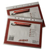 Pack of 100 A5 Glass Clear Punched Pockets by Janrax