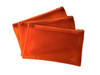 8x5" Frosted Orange Pencil Case - See Through Exam Clear Translucent