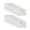 Pack of 12 Janrax A5 Clear Document Wallets by Janrax