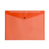 Pack of 12 Janrax A3 Red Document Wallets - Button Stud Folder