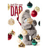 3D Holographic Just For You Dad Me to You Bear Tatty Teddy Christmas Card