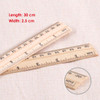 30cm Wooden Ruler (12" Rule)