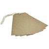 Box of 1000 Brown Buff Strung Tags 134mm x 67mm