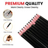 Pack of 12 Black Chinagraph Pencils by Janrax - Peel Off China Markers