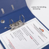 Blue Foolscap Lever Arch File