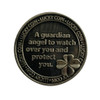 Guardian Angel Cherished Lucky Coin Engraved Message Keepsake Gift