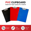 Janrax A4 Black PVC Single Clipboard