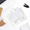 A4+ Clear Carry Folder – 180 Micron Poly Wallet with Handle & Clip Lock for Documents and Artwork