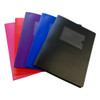 A5 Black Flexible Cover 10 Pocket Display Book