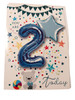 Boy You Are 2 Today Balloon Boutique Birthday Greeting Card