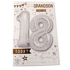 To A Special Grandson You're 18 Balloon Boutique Greeting Card