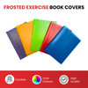 Pack of 10 A4 Frosted Yellow Exercise Book Covers