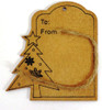 Christmas Tree design Wooden Tags by Icon Craft