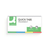 Pack of 160 Quick Tabs Transparent 25 x 45mm