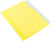 Pack of 100 A4 Cut Yellow Flush Folders