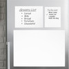 A3 Magnetic Whiteboard Dry Wipe Board