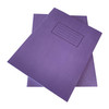 Pack of 25 Janrax 9x7" Purple 80 Pages Feint and Ruled Exercise Books