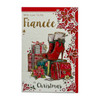 With Love to My Fiancee Shoes and Purse Design Christmas Card