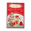 Especially For You Teddy With Stocking and Gift Design Christmas Card