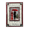 To Both of You Lovely Couple With Snowy Scene Design Christmas Card