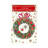 To a Special Daughter and Family Baubles Decorative Wreath Design Christmas Card To a Special Daughter and Family Baubles Decorative Wreath Design Christmas Card