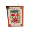 For Granddaughter & Family Red & Gold Ornament Christmas Card