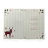 For a Dear Nephew Golden Reindeer Festive Design Christmas Card