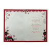 To a Dear Grandma and Grandad Best Wishes Classic Design Christmas Card