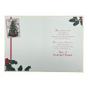 Traditional Tree & Holly Christmas Wishes Card For Grandad