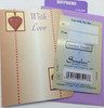 With Love To My Boyfriend ....Wallet Card (Sentimental Keepsake Wallet /Purse Card)