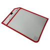 Red Edge Clear Dry Erase Write and Wipe Reusable Sleeve Pocket