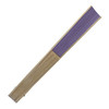 Lavender Paper Foldable Hand Held Bamboo Wooden Fan