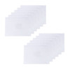 Pack of 12 A4 Clear Zippy Bags with White Zip