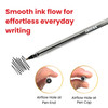 Box of 50 Black Ballpoint Pens Smooth Glide by Janrax