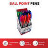 Box of 50 Orange Ballpoint Pens Smooth Glide by Janrax