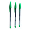 Box of 50 Neon Green Ballpoint Pens Smooth Glide by Janrax