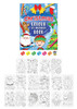 Pack of 12 Mini Christmas Colour By Numbers Colouring Book